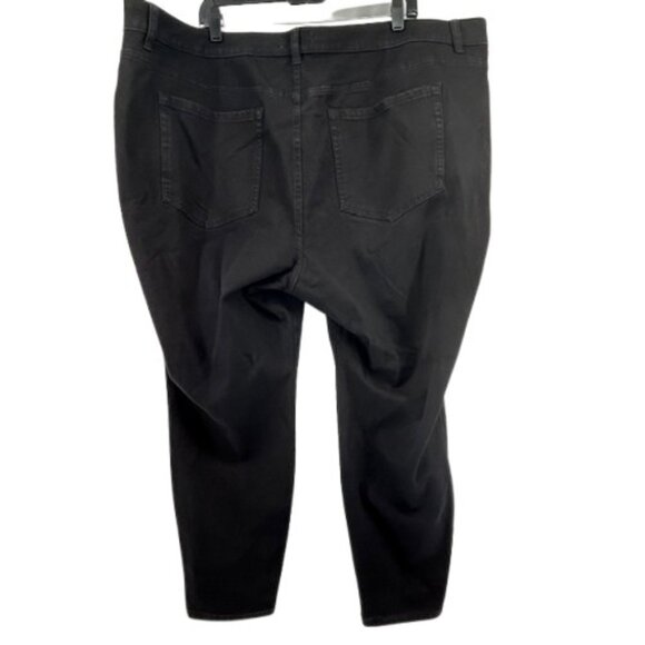 Lane Bryant Flex Ultimate Stretch High Rise Skinny Jeans Size 28 Black - Picture 3 of 7